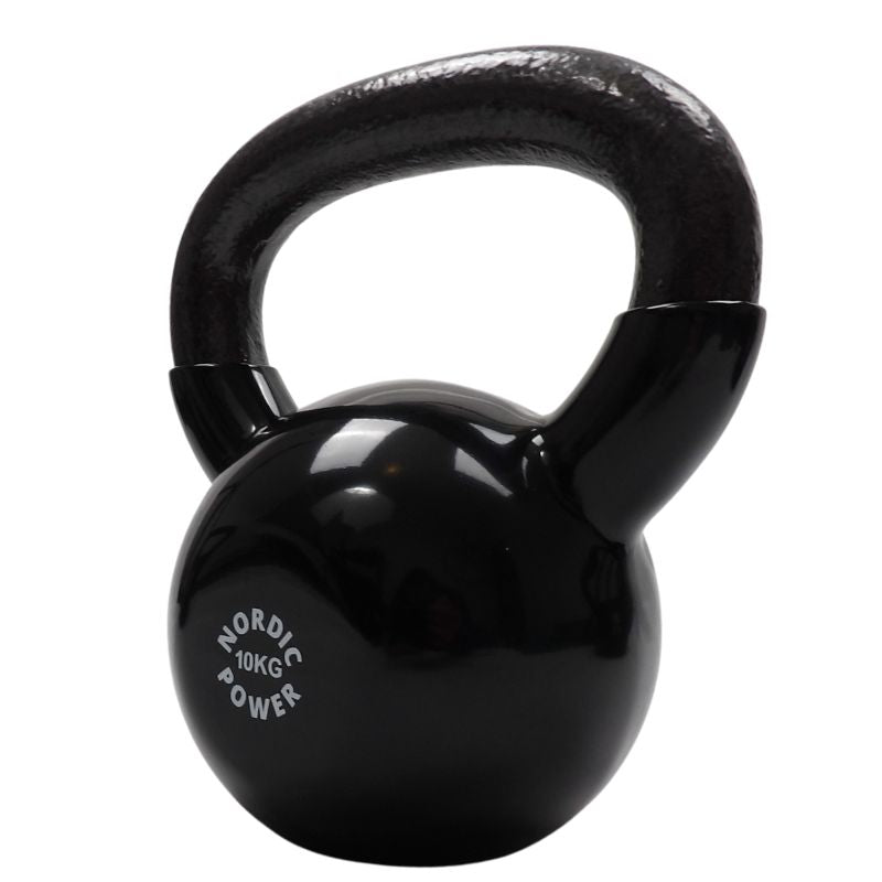 Kettlebell 10Kg. Sort Støbejern Fra NORDIC POWER - Køb Billigst Her - Maxis.dk