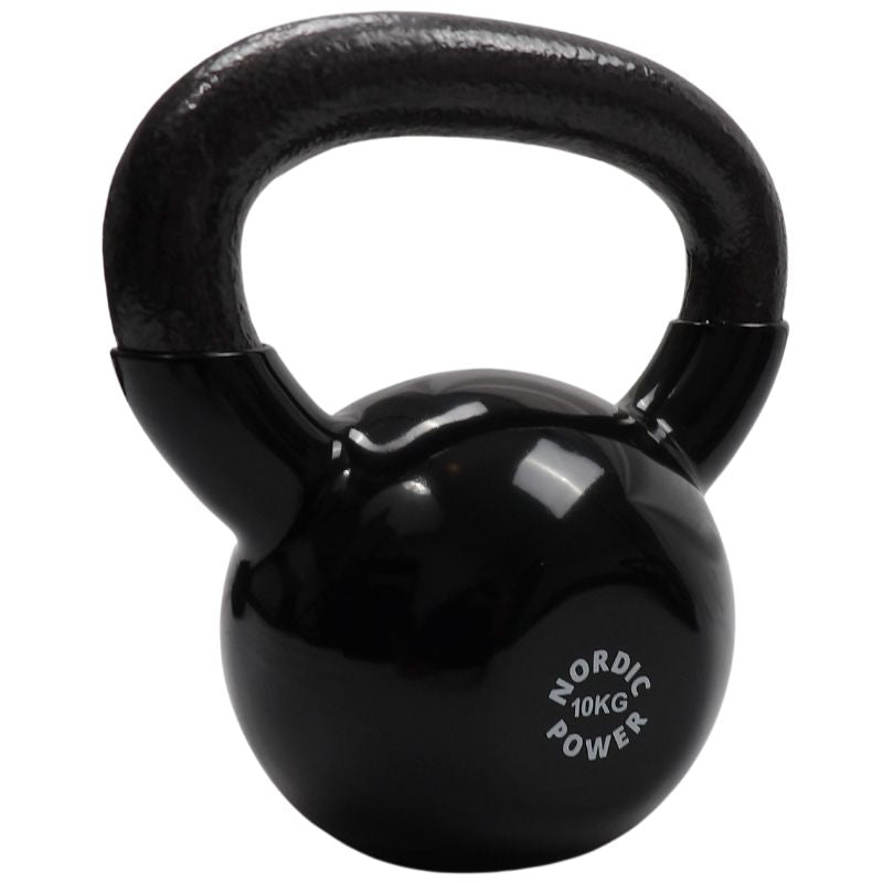 Billig Kettlebell 10 Kg. Sort - Køb Fra NORDIC POWER Her - Maxis.dk