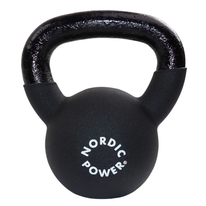 8 Kg Sort Kettlebell Med Neopren Fra NORDIC POWER, Køb På Tilbud Lige Nu