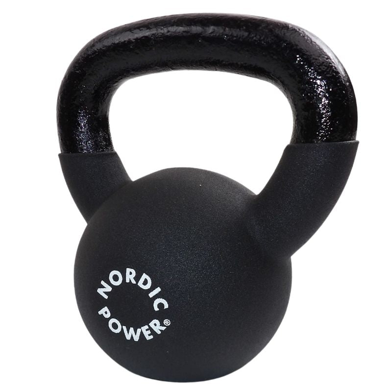 Køb Kettlebell Sort 8 Kg, Med Neopren - NORDIC POWER, Billigst Her - Maxis.dk