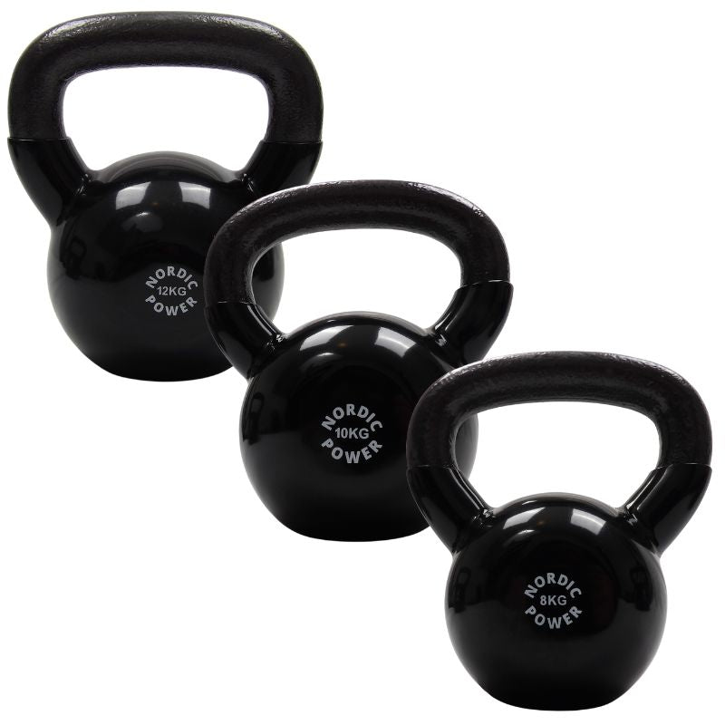 Billige PRO Kettlebells i Sort Støbejern - Altid Gode Tilbud Og Prisgaranti På NORDIC POWER - Maxis.dk