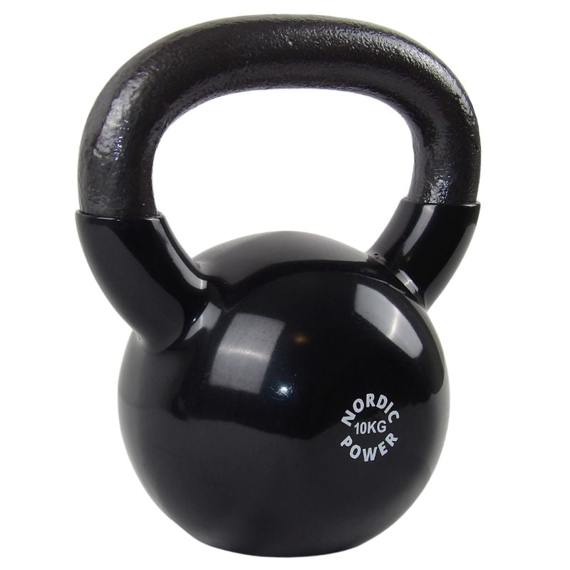 10 Kg Sort Kettlebell Fra NORDIC POWER - Køb Billigst Her - Maxis.dk