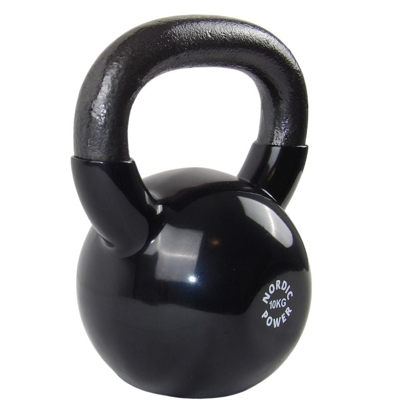 Kettlebell 10 Kg. Sort jern - Køb billigst fra NORDIC POWER - Maxis.dk