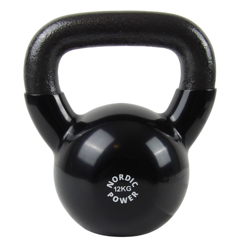 Sort Kettlebell 12 Kg, Se Alle Tilbud På Kettlebell Fra NORDIC POWER Her - Maxis.dk